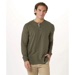 Mens Henley Long Sleeve