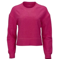 Rib Knit Corded Boxy Crew