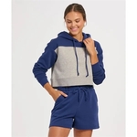 Womens Fleece Cropped Hood