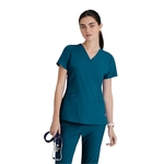 Barco One - Women's Five-Pocket V-Neck Pulse Scrub Top