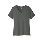 BELLA+CANVAS Women's Relaxed Jersey Short Sleeve V-Neck Tee.