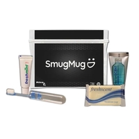 Kit includes: (1) Two-Piece Travel Toothbrush, (1) Freshmint Toothpaste Tube,...