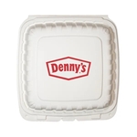 9" x 9" Eco-Friendly Takeout Container