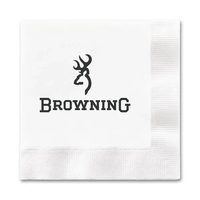 6.5" x 6.5" one ply luncheon napkin with coin-edge embossing.... from ASI...