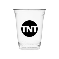 20-ounce soft sided plastic cup; made in the USA and recyclable.... from ASI...