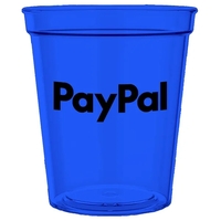 Translucent plastic 16 ounce stadium cups in assorted colors.... from ASI...