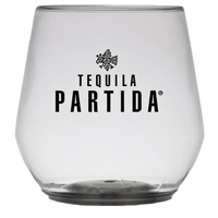 14 ounce clear plastic stemless tumbler. Made in the USA.... from ASI 91880...