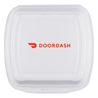 9"x9" Foam Takeout Container, Compartment