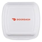 9"x9" Foam Takeout Container, Compartment