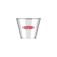 1 oz. clear plastic shot glass; made in the USA.... from ASI 91880 Tranter...