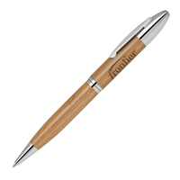 Bamboo-I Twist Eco-Friendly Pens with Chrome Trims