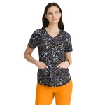 Skechers - Women's Three-Pocket V-Neck Reliance Print Scr...