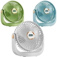 5-speed portable, rechargeable desk fan with cover.... from ASI 39552 BEL Promo
