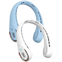 3600mAh personal neck fan with 360-degree surround design and three-speed...