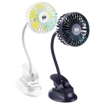 Clip-on Rechargeable Baby Stroller Fan with Battery
