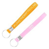 10.5" Silk-Screened Silicone Key Tag