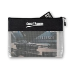 Heathered Clear Document Pouch