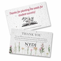 Seed Paper Note card