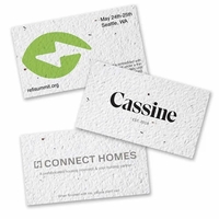 Seed paper business card... from ASI 40646 Bloomin Promotions / Bloomin'...