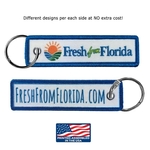 2 Side 4CP Dye Sub Key Ring with Merrow Border