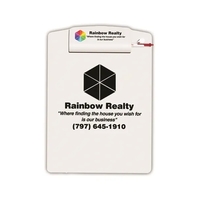 This clip board with pencil clip and backside hanging hole is... from ASI...