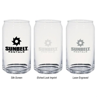 16 oz. clear can-shaped glass.... from ASI 61125 Hit Promotional Products / Hit®
