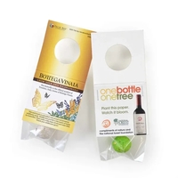 Cardstock bottle necker with seed bomb attached.... from ASI 40646 Bloomin...