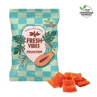 4 oz eco bag compostable with Papaya Chunks... from ASI 44900 NC Custom...