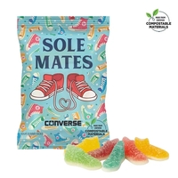 4 oz ECO-Digibag™, Compostable & Full Color Sour Gummy Kicks