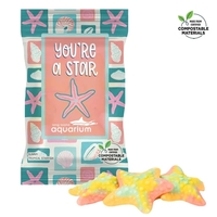 4 oz eco bag compostable with Tropical Starfish... from ASI 44900 NC Custom...
