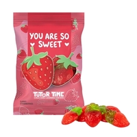 4 oz. Full Color Digibag™ with Gummy Strawberries... from ASI 44900 NC Custom...