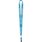 5-8 Wide Neon Polyester Web Lanyard