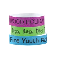 3/4" Custom DuPont™ Tyvek® Wristband