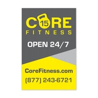 18"w x 24"h horizontal Yard Sign w/full color, full coverage imprint... from...