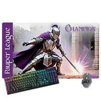 14"x24"x1/8" - Stitched Edge Fabric Gaming Mat - Made in the... from ASI...