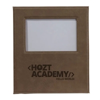 Synthetic leatherette frame for 4" x 6" photos.... from ASI 68507 The Magnet...