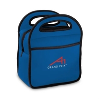 Large capacity neoprene cooler with front pocket and contoured handles.......