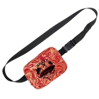 Compact crossover bag made from white 400D polyester canvas.... from ASI...