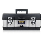 16" Stainless Steel Tool Box with Removable Tray