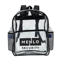 Luminary Twin Mesh Pocket Clear Backpack