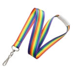 3/4" Pre-Printed Rainbow Breakaway Lanyard