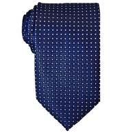 Classic Grid Poly Tie, 3.25"x 58"