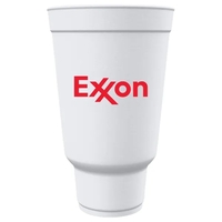 32-ounce foam traveler cup made from recyclable material. Made in the... from...