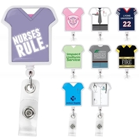 UNIFORM BADGE REEL WITH ALLIGATOR CLIP, CHROMA... from ASI 49470 DEVARA