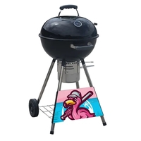 Grill anywhere with this classic kettle-built-in logo plate and bold...