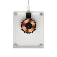 15 watt wireless charger with anti-slip rubber feet and 40" USB... from ASI...