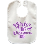 Extra Large Toddler Bib with Hook & Loop or Snap Closure