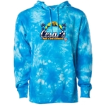 Unisex Midweight Pigment Tie Dyed Hooded Pullover