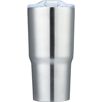 20 oz stainless steel tumbler with a BPA-free plastic lid is... from ASI...