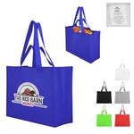 Matte Laminated Recycled Non-Woven Dual Handle Shopper To...